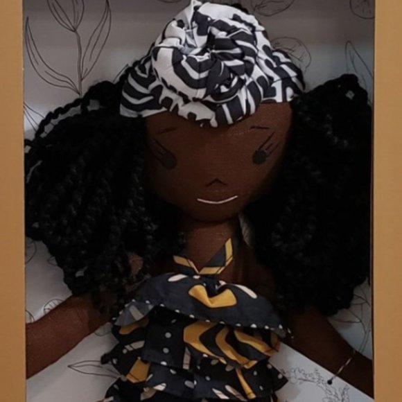 HarperIman Rae 14'' Plush Handmade Linen Doll BNIB - Picture 1 of 2